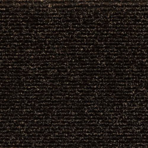 Самозалепващи се постелки за стълби, 10 бр., 56x17x3 см, тъмнокафяви, полукръгли