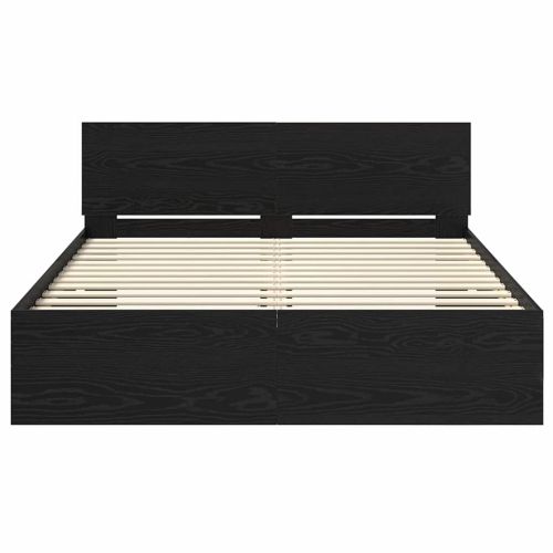 Рамка за легло Черния дъб 120 x 190 cm Инженерно дърво