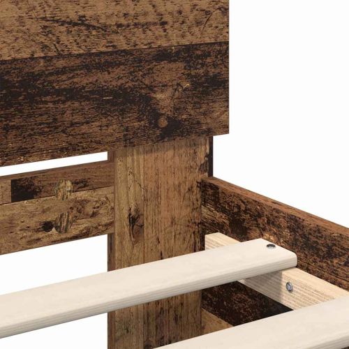 Рамка за легло Старо дърво 180 x 200 cm Инженерно дърво