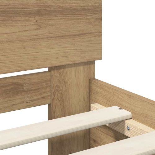 Рамка за легло с таблото Дъб 180 x 200 cm Инженерно дърво