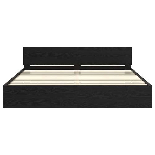 Рамка за легло Черния дъб 200 x 200 cm Инженерно дърво