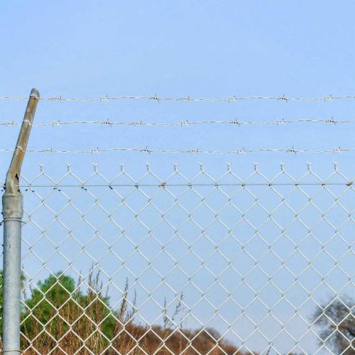 Бодлива тел Сребрист 50 m Горещо поцинкована стомана