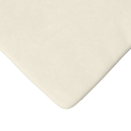 Възглавници за седалки 4 pcs Крем 40 x 40 x 3 cm Кадифе