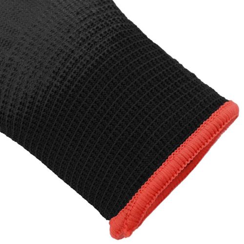 Работни ръкавици 12 pcs Черно 7 / S Полиестер