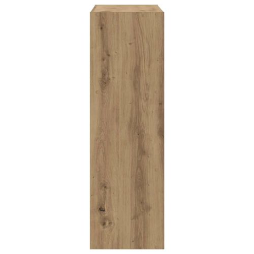 Библиотека дъб артизан 102x32x102 см инженерно дърво