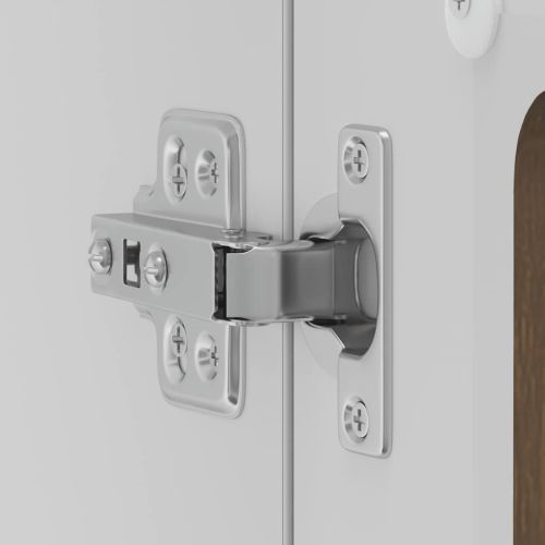 Кухненски стенен шкаф със стъклена врата Lucca кафяв дъб