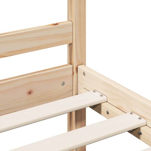 Рамка за легло, дърво масив, 200x200 см