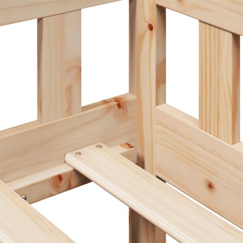 Дневно легло с чекмеджета, без матрак, 90x190 см, масивно дърво