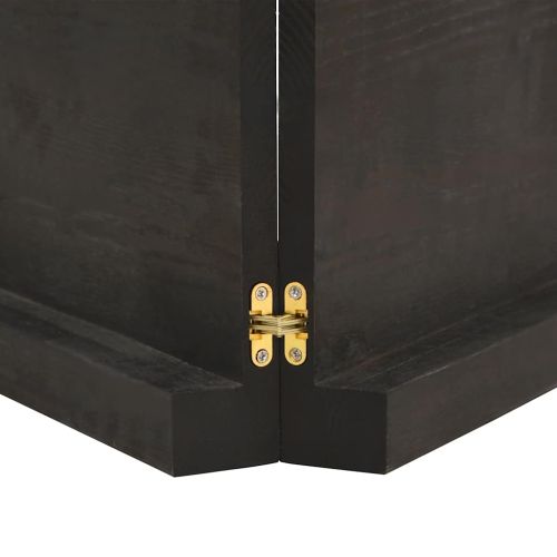 Плот за маса тъмнокафяв 160x60x(2-6) см обработен масивен дъб