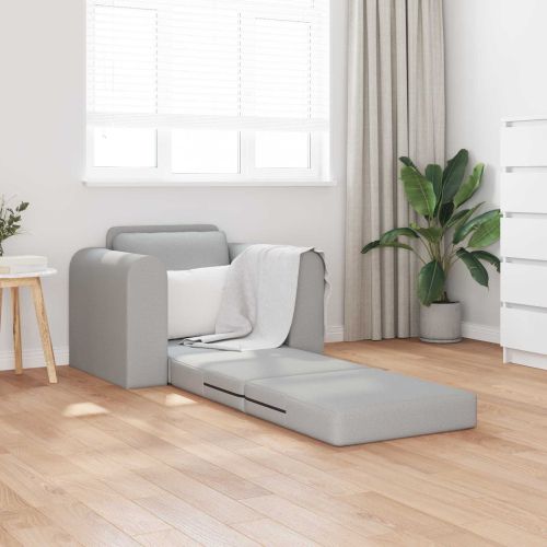 Диван легло Облачно сиво 98 x 71 x 83 см Кадифе