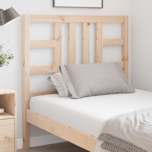 Горна табла за легло, 96x4x100 см, бор масив