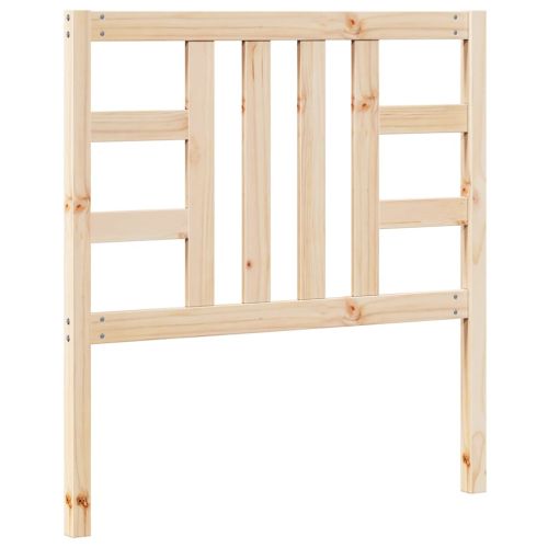 Горна табла за легло, 96x4x100 см, бор масив