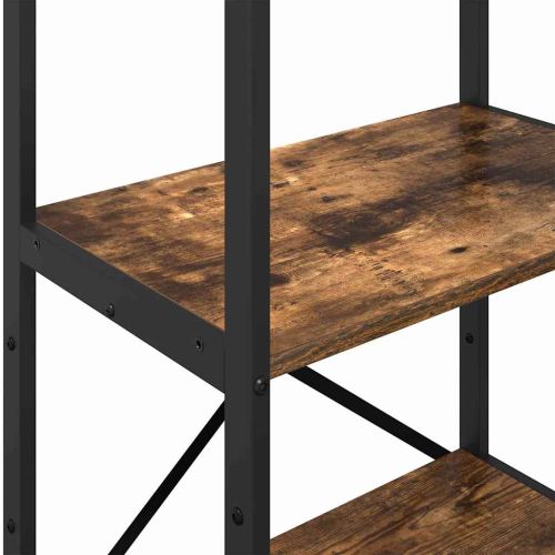 Рафт за книги Димян дъб 56 x 34 x 133,5 см Инженерно дърво