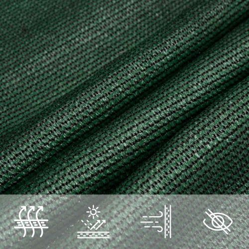 Платно-сенник, 160 г/м², тъмнозелено, 5x7x7 м, HDPE