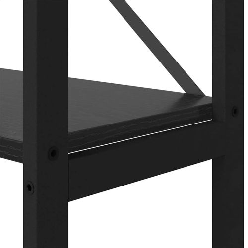 Рафт за книги Черния дъб 156 x 25 x 167 см Инженерно дърво