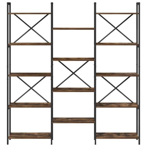 Рафт за книги Сонома дъб 156 x 25 x 167 см Инженерно дърво