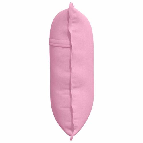 Възглавница за гръб Розово 60 x 19 x 50 см текстил