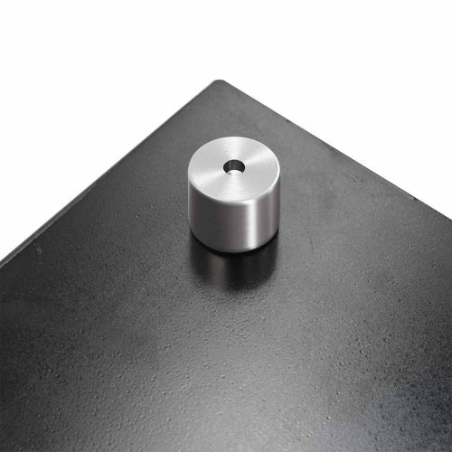 Кухненски заден панел 2 pcs Черно 100 x 60 cm закалено стъкло