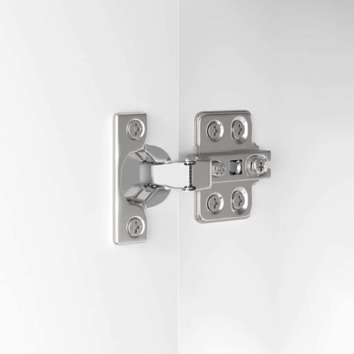 Шкаф за баня Лъскаво бяло 30,5 x 30 x 101 см Инженерно дърво