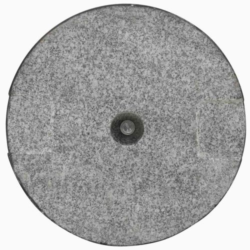 Основа за чадър, гранит, 20 кг, кръгла, черна