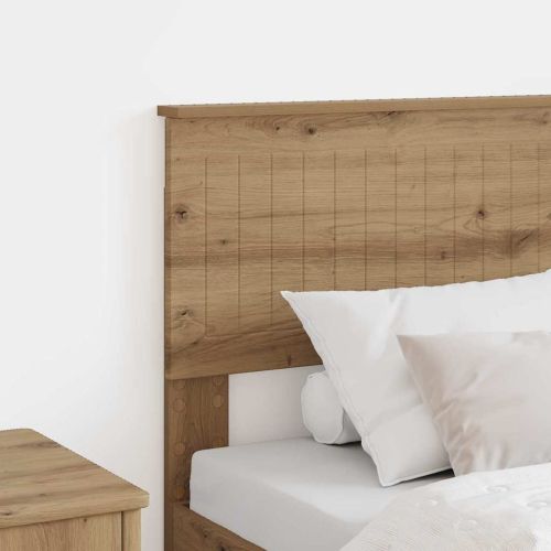 Облегалка за глава с таблото Дъб 80 cm Инженерно дърво