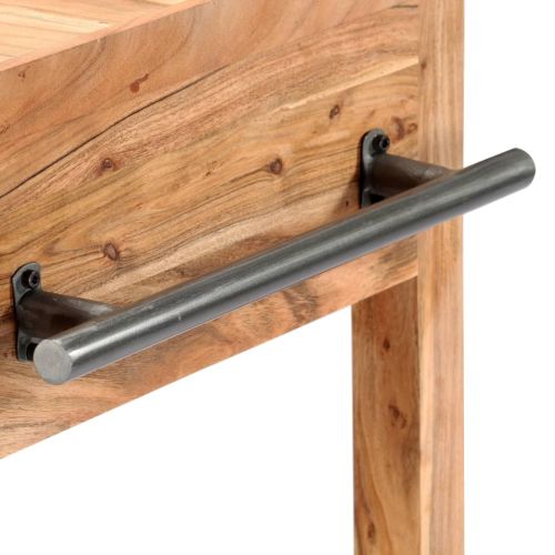 Кухненска количка, 58x58x89 см, акация масив