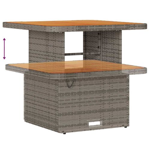 Градински Софа Комплект 8 pcs Светло сиво и тъмно сиво