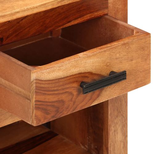 Нощно шкафче, 40x30x50 см, масивно дърво