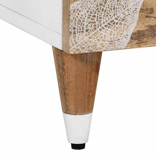 Нощно шкафче 50x33x60 см мангово дърво масив