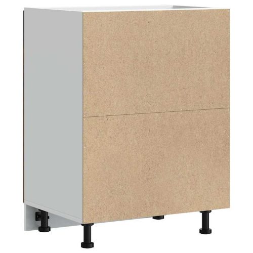 Шкаф за мивка, Lucca, опушен дъб, инженерно дърво