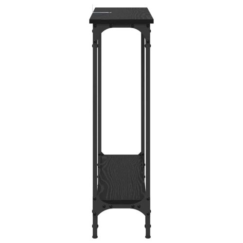Конзолна маса Черния дъб 75 x 22,5 x 75 см Инженерно дърво