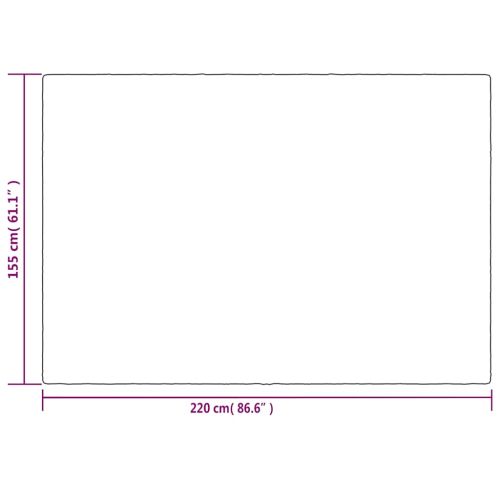 Утежнено одеяло с плик, сиво, 155x220 см, 11 кг, плат