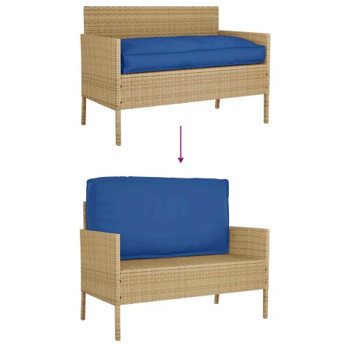 Възглавница за палетна седалка / облегалка Турско син