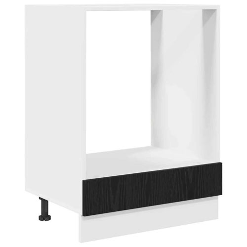 Шкаф за фурна Riga Черен дъб 60 x 46 x 81,5 см Инженерно дърво