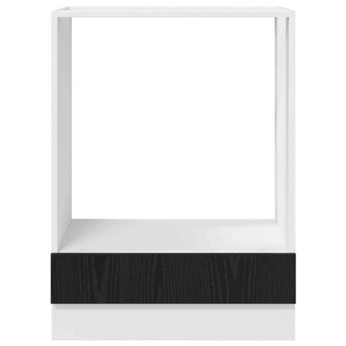 Шкаф за фурна Riga Черен дъб 60 x 46 x 81,5 см Инженерно дърво