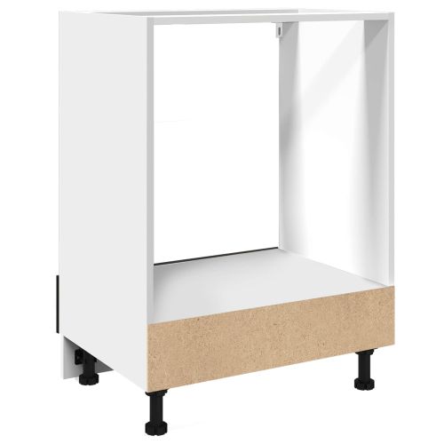 Шкаф за фурна Riga Черен дъб 60 x 46 x 81,5 см Инженерно дърво