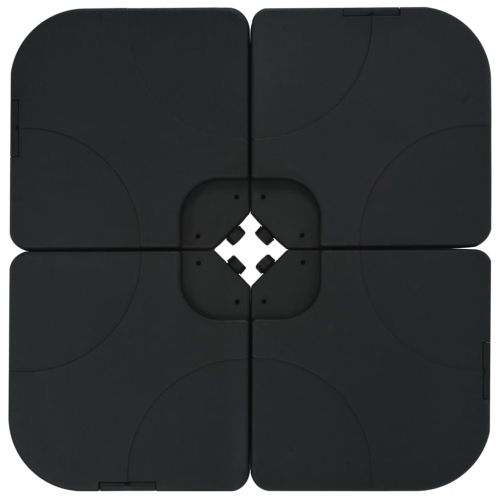 Градински чадър, с преносима основа, антрацит