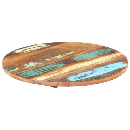 Кръгъл плот за маса, 40 см, 25-27 мм, регенерирано дърво масив