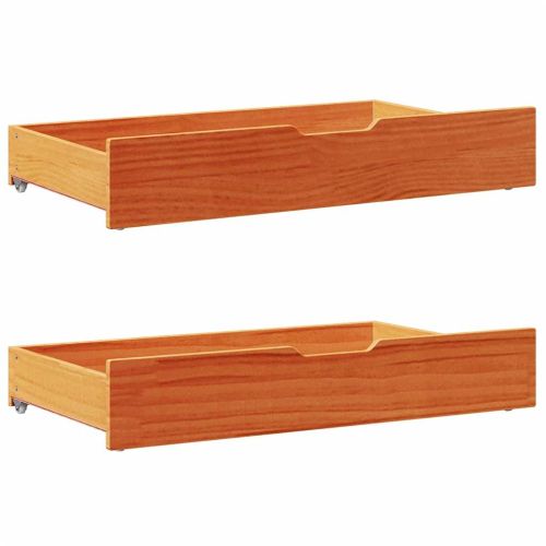 Рамка за легло без матрак, восъчнокафяв, 120x200 см, бор масив