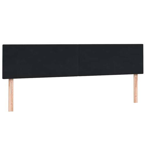Box Spring легло с матраци Black 180x210 cm Velvet