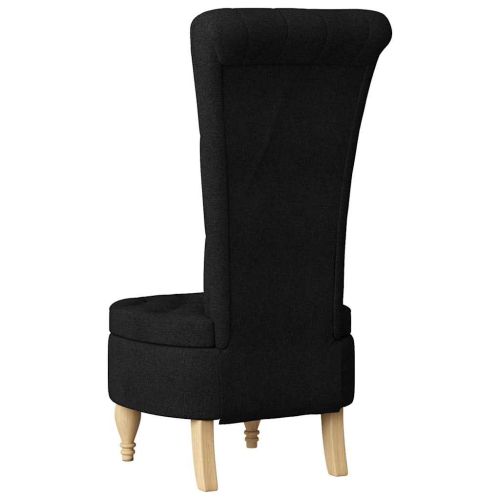 Стол с тапицерия Черно 56,5 x 70 x 110 см текстил