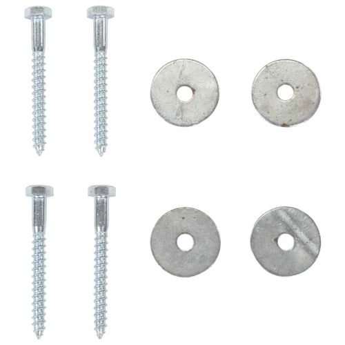 Анкери за земя, 6 бр, 10х60 см, поцинкован метал