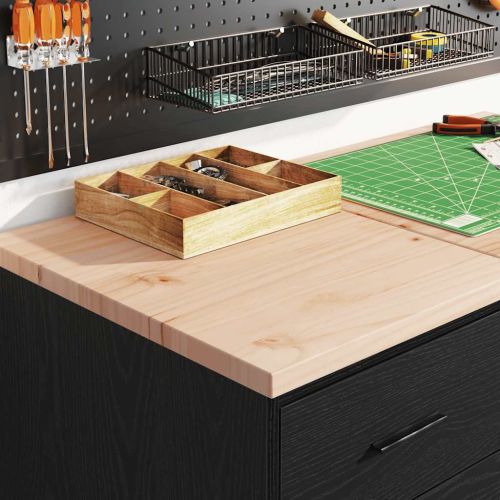 гаражни шкафове, 2 бр, черен, инженерно дърво