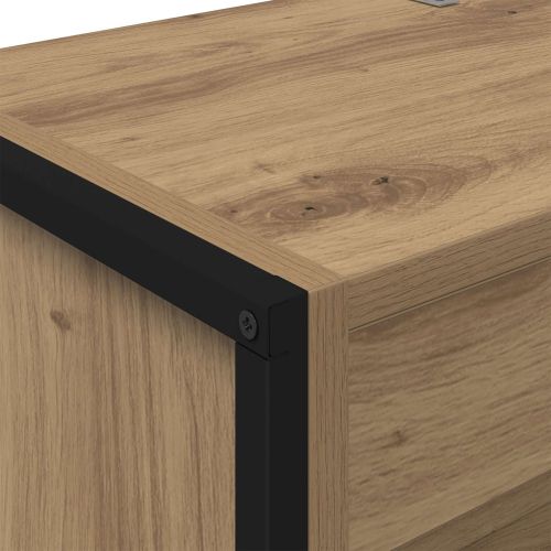 Шкаф за книги 2 pcs Дъб Артизан 80 x 30 x 155 см