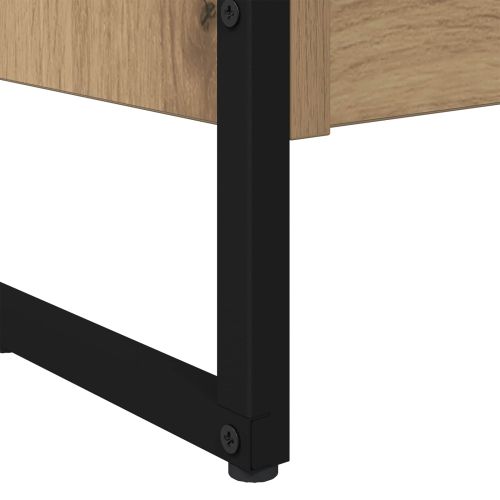 Шкаф за книги 2 pcs Дъб Артизан 80 x 30 x 155 см