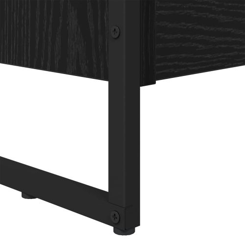 Шкаф за книги 2 pcs Черния дъб 80 x 30 x 155 см Инженерно дърво