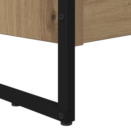 Шкаф за книги 2 pcs Дъб Артизан 80 x 30 x 155 см