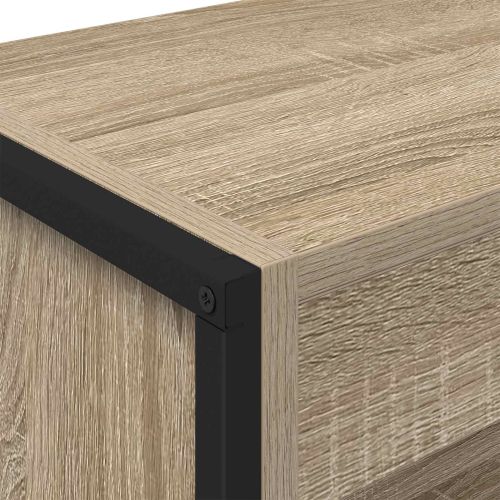 Шкаф за книги 2 pcs Сонома 80 x 30 x 155 см Инженерно дърво