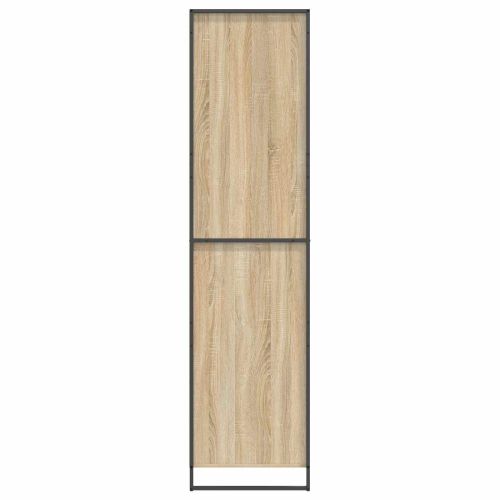 Гардероб с врата 2 pcs Сонома 50 x 50 x 200 cm Инженерно дърво