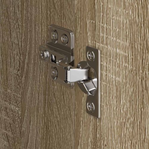 Гардероб с врата 2 pcs Сонома 50 x 50 x 200 cm Инженерно дърво